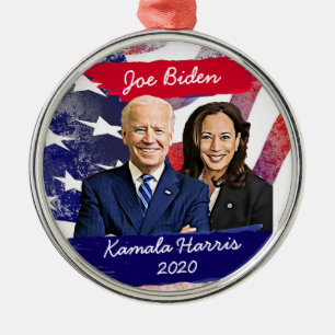 Adorno Metálico Joe Biden y Kamala Harris 2020 Elecciones en Estad