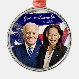 Adorno Metálico Joe Biden y Kamala Harris 2020 Elecciones en Estad