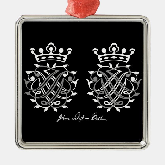 Adorno Metálico Johann Sebastian Bach Siegel (Frente)