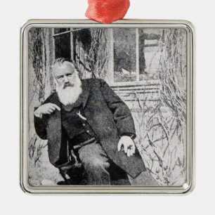 Adorno Metálico Johannes Brahms, c.1897