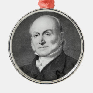 Adorno Metálico John Quincy Adams