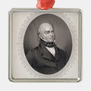 Adorno Metálico John Quincy Adams