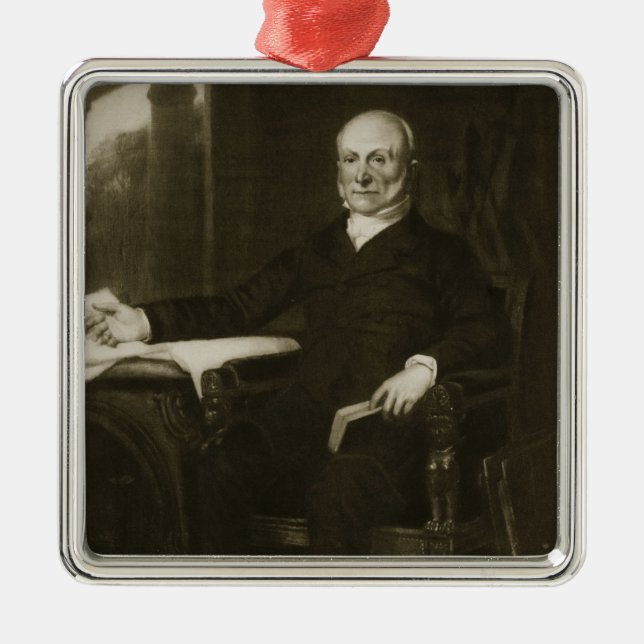 Adorno Metálico John Quincy Adams, 6to presidente del Sta unido (Frente)