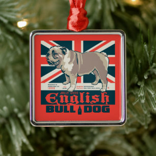 Adorno Metálico Jolly Good English Bulldog