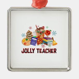 Adorno Metálico Jolly Teacher