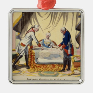 Adorno Metálico José II, Catherine The Great y Frederick II