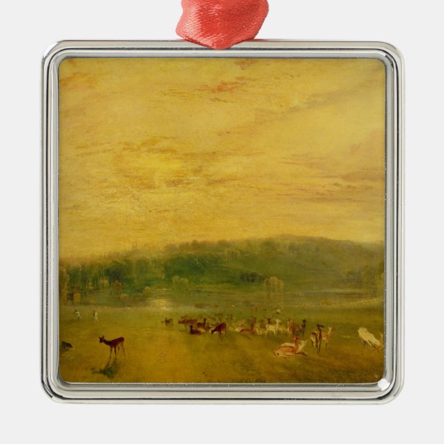 Adorno Metálico José Mallord Guillermo Turner el | el lago, (Frente)