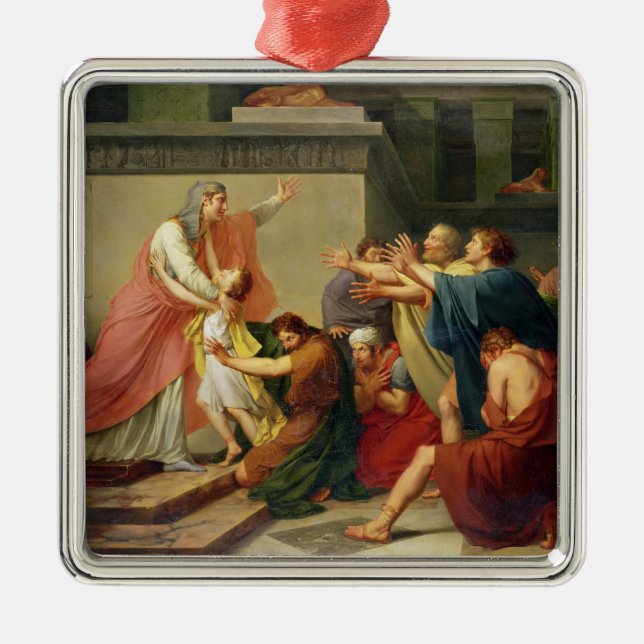 Adorno Metálico José reconoció por sus hermanos (Frente)