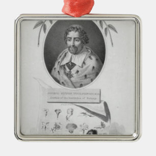 Adorno Metálico Joseph Pitton de Tournefort