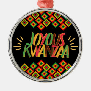 Adorno Metálico Joyous KWANZAA