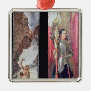 Adorno Metálico Juana de Arco, 1890s