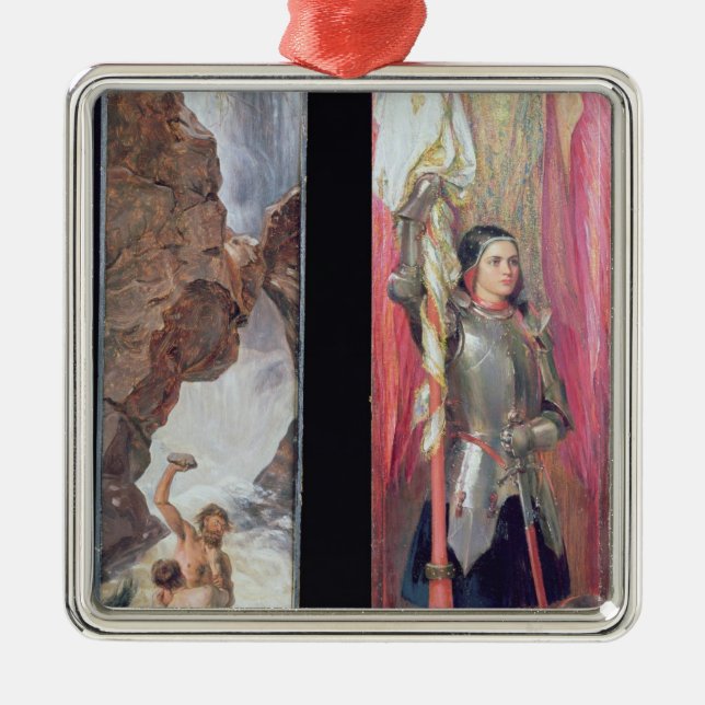 Adorno Metálico Juana de Arco, 1890s (Frente)