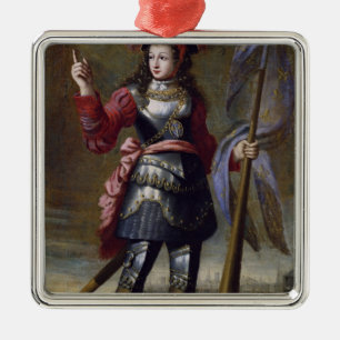 Adorno Metálico Juana de Arco antes de Orleans
