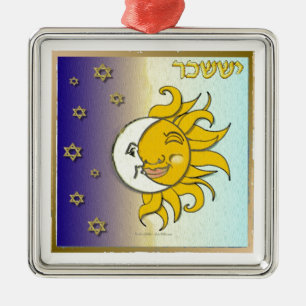 Adorno Metálico Judaica 12 Tribus Israel Isacar