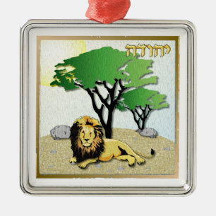 Adorno Metálico Judaica 12 Tribus Israel Judah