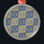 Adorno Metálico Judaica Star Of David Metal Gold Blue<br><div class="desc">You are viewing The Lee Hiller Design Collection. Apparel,  Gifts & Collectibles  Lee Hiller Photography or Digital Art Collection. You can view her Nature photography at http://HikeOurPlanet.com/ and follow her hiking blog within Hot Springs National Park.</div>