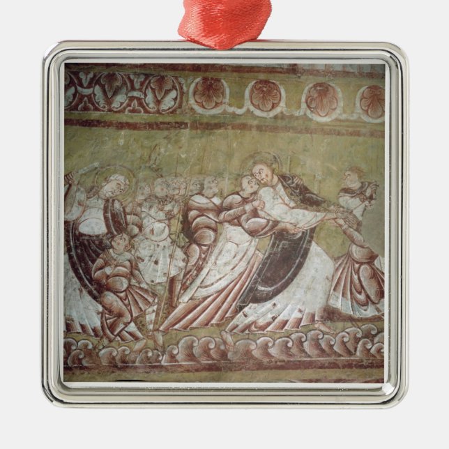 Adorno Metálico Judas que besa a Cristo (fresco) (detalle de (Frente)