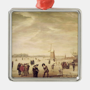 Adorno Metálico Juegos en el hielo