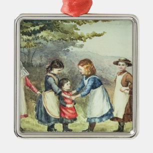 Adorno Metálico Juegos infantiles, c.1880 (con papel)