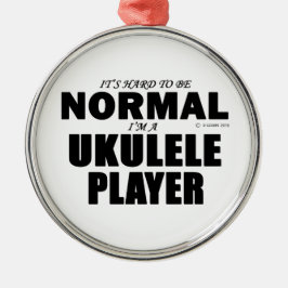 Adorno Metálico Jugador de Ukulele Normal