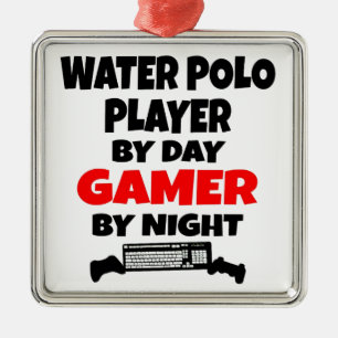 Adorno Metálico Jugador de waterpolo de gamer