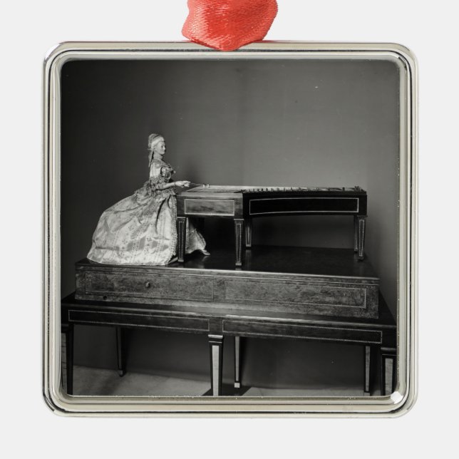 Adorno Metálico Jugador del Dulcimer (Frente)