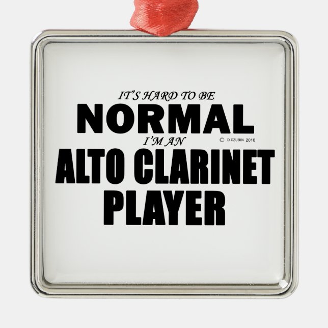 Adorno Metálico Jugador normal de alto clarinete (Frente)