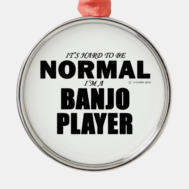 Adorno Metálico Jugador normal de banjo (Frente)