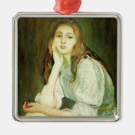 Adorno Metálico Julie Daydreaming (bella joven mujer)