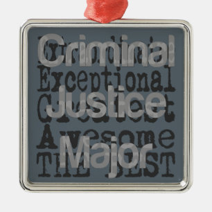 Adorno Metálico Justicia Penal Mayor Extraordinaria