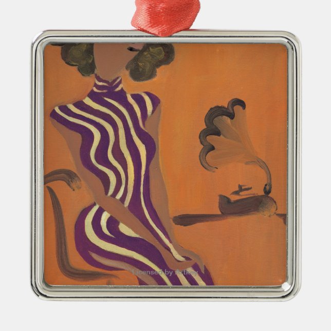 Adorno Metálico Juventud floreciente No.8 (Frente)