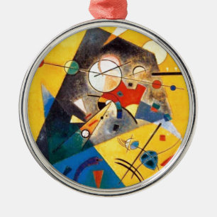 Adorno Metálico Kandinsky Armonía silenciosa Resumen Arte