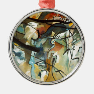 Adorno Metálico Kandinsky Composition V Pintura abstracta