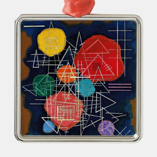 Adorno Metálico Kandinsky - Resplandor Velado (Frente)