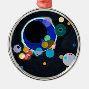 Adorno Metálico Kandinsky Varios Círculos Artísticos