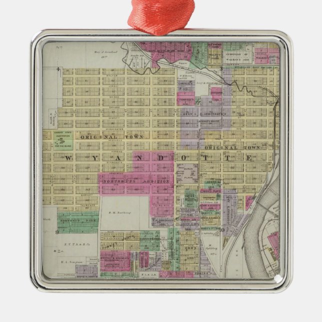 Adorno Metálico Kansas City, Kansas (Frente)