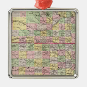 Adorno Metálico Kansas, Nebraska