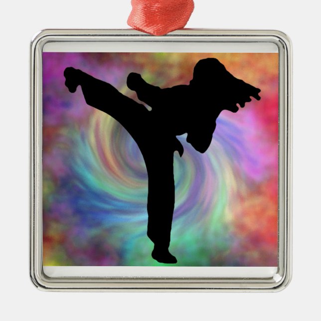 Adorno Metálico Karate Ornies (Frente)