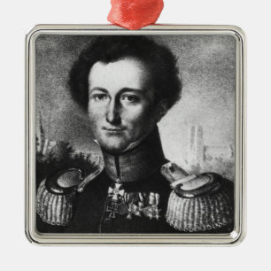 Adorno Metálico Karl von Clausewitz
