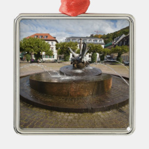 Adorno Metálico Karlsplatz (Plaza de Carlos), casco antiguo de Hei
