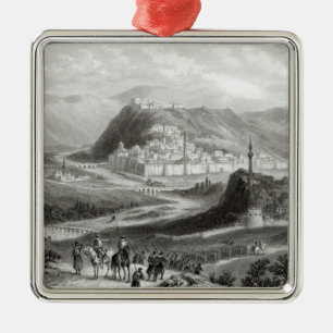 Adorno Metálico Kars, grabado por J. Godfrey, c.1860
