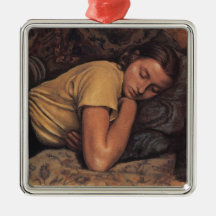 Katya durmiendo (por Serebriakova)