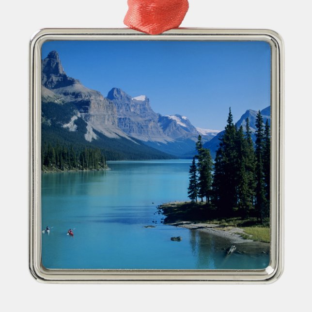 Adorno Metálico Kayak en lago maligno en la isla Spirit (Frente)