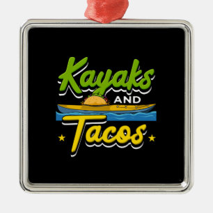 Adorno Metálico Kayak - Kayaks y Tacos Funny Kayak