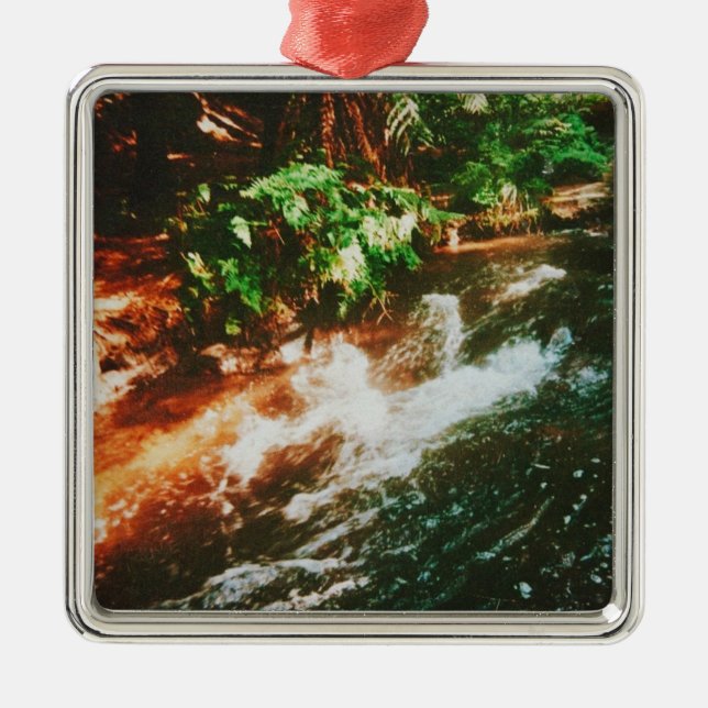 Adorno Metálico Kerosene Creek, Rotorua, Nueva Zelanda (Frente)