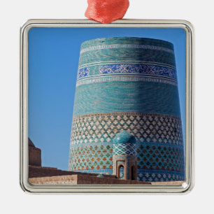 Adorno Metálico Khiva, Uzbekistán - Minaret Islam Khodja