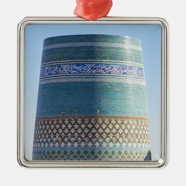 Adorno Metálico Khiva, Uzbekistán - Minarete menor de Kalta (Frente)