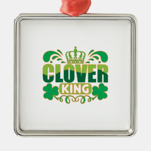 Adorno Metálico King Clover irlandés