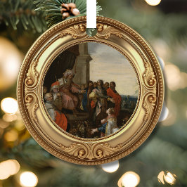 Adorno Metálico King Solomon Queen of Sheba Biblical Jesse Tree