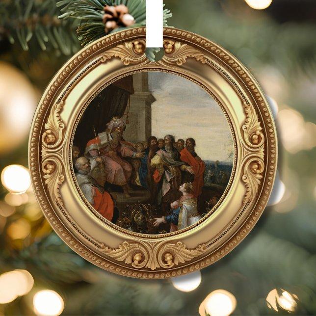 Adorno Metálico King Solomon Queen of Sheba Biblical Jesse Tree (Subido por el creador)